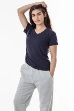 FF3001 - Short Sleeve Cotton-Poly T-Shirt 11 FF3001 - Short Sleeve Cotton-Poly T-Shirt -Builtd Store FF3001 navy