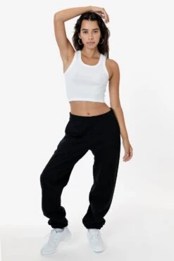 HF04 - Heavy Fleece Sweatpants (Piece Dye) -Builtd Store HF 04 BLACK W1