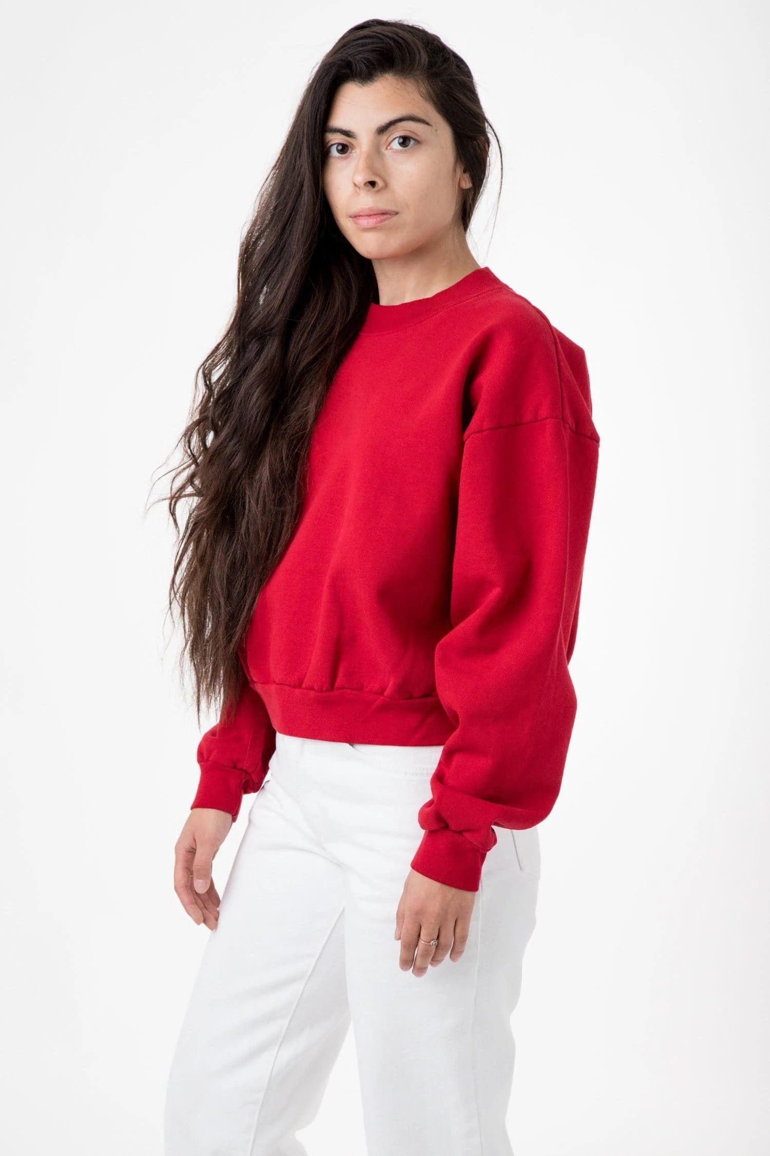 HF06 - Heavy Fleece Cropped Mock Neck Pullover (Garment Dye) 11 HF06 - Heavy Fleece Cropped Mock Neck Pullover (Garment Dye) - Image 11