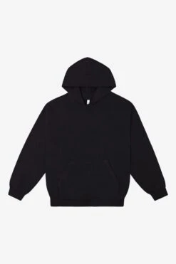HF09 - Heavy Fleece Hoodie (Garment Dye) -Builtd Store HF09GD BLACK F