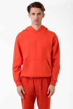 HF09 - Heavy Fleece Hoodie (Garment Dye 2) 22 HF09 - Heavy Fleece Hoodie (Garment Dye 2) -Builtd Store HF09GD BRIGHTORANGE M