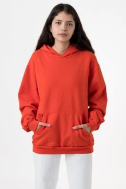 HF09 - Heavy Fleece Hoodie (Garment Dye 2) 23 HF09 - Heavy Fleece Hoodie (Garment Dye 2) -Builtd Store HF09GD BRIGHTORANGE W