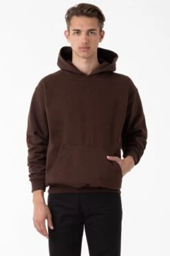 HF09 - Heavy Fleece Hoodie (Garment Dye) -Builtd Store HF09GD CHOCOLATE M