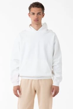 HF09 - Heavy Fleece Hoodie (Garment Dye) -Builtd Store HF09GD OFFWHITE M
