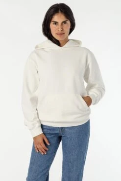 HF09 - Heavy Fleece Hoodie (Garment Dye) -Builtd Store HF09GD OFFWHITE W