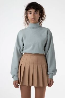 HF13 - Heavy Fleece Turtleneck (Garment Dye) -Builtd Store HF13GD SAGE W