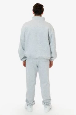 HFX408 - Heavy Fleece Half Zip Pullover (Piece Dye) -Builtd Store HFX 408 ASH M6