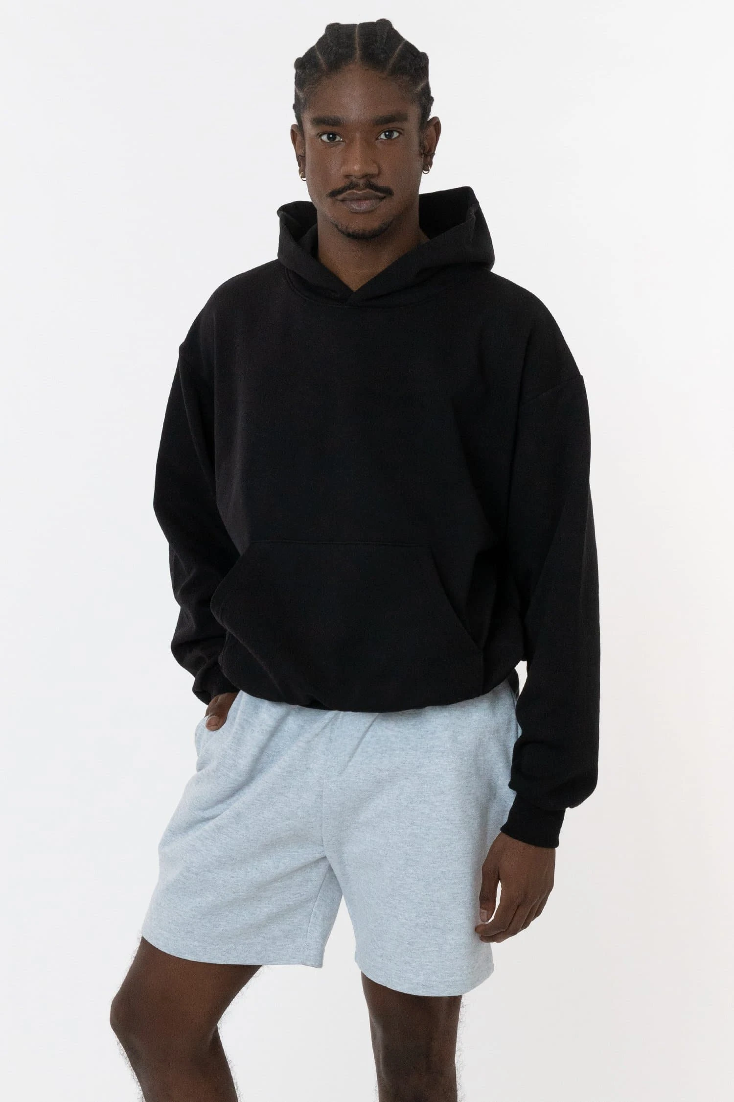 MWF1049 - 10 Oz. Mid-weight Poly Cotton Fleece Wide Hoodie 3 MWF1049 - 10 Oz. Mid-weight Poly Cotton Fleece Wide Hoodie - Image 3