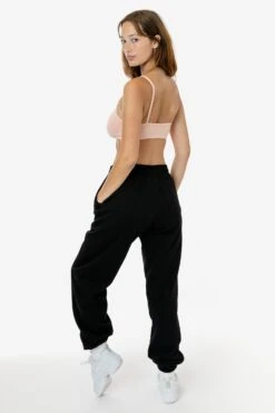 MWF1044 Unisex - 10 Oz. Mid-Weight Poly Cotton Fleece Wide Sweatpant -Builtd Store MWF1044 ISABEL 3 1