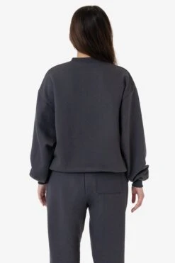 MWF1047 Unisex - 10 Oz. Mid-weight Poly Cotton Fleece Wide Crewneck -Builtd Store MWF1047 DOLPHINBLUE 3 0f1ea977 3a75 443b 83fc c0ef26bb0f5d