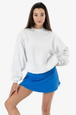 MWF1047 Unisex - 10 Oz. Mid-weight Poly Cotton Fleece Wide Crewneck -Builtd Store MWF1047 DOMONIQUE WHITE 1T d56dbe70 d158 48e9 85d6 88c1b12d1a73
