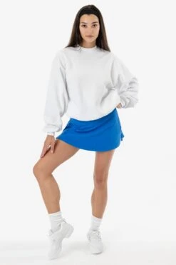 MWF1047 Unisex - 10 Oz. Mid-weight Poly Cotton Fleece Wide Crewneck -Builtd Store MWF1047 DOMONIQUE WHITE 3T f575b553 cb4c 4fad a562 761e813a21cf