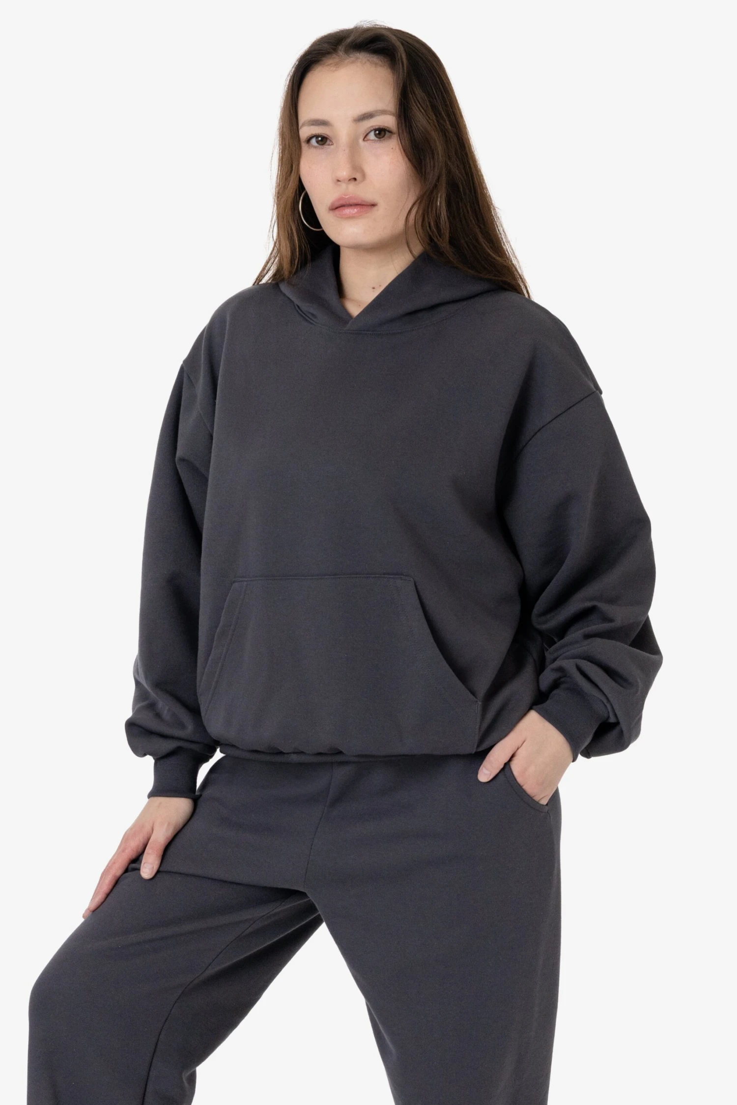 MWF1049 - 10 Oz. Mid-weight Poly Cotton Fleece Wide Hoodie 1 MWF1049 - 10 Oz. Mid-weight Poly Cotton Fleece Wide Hoodie