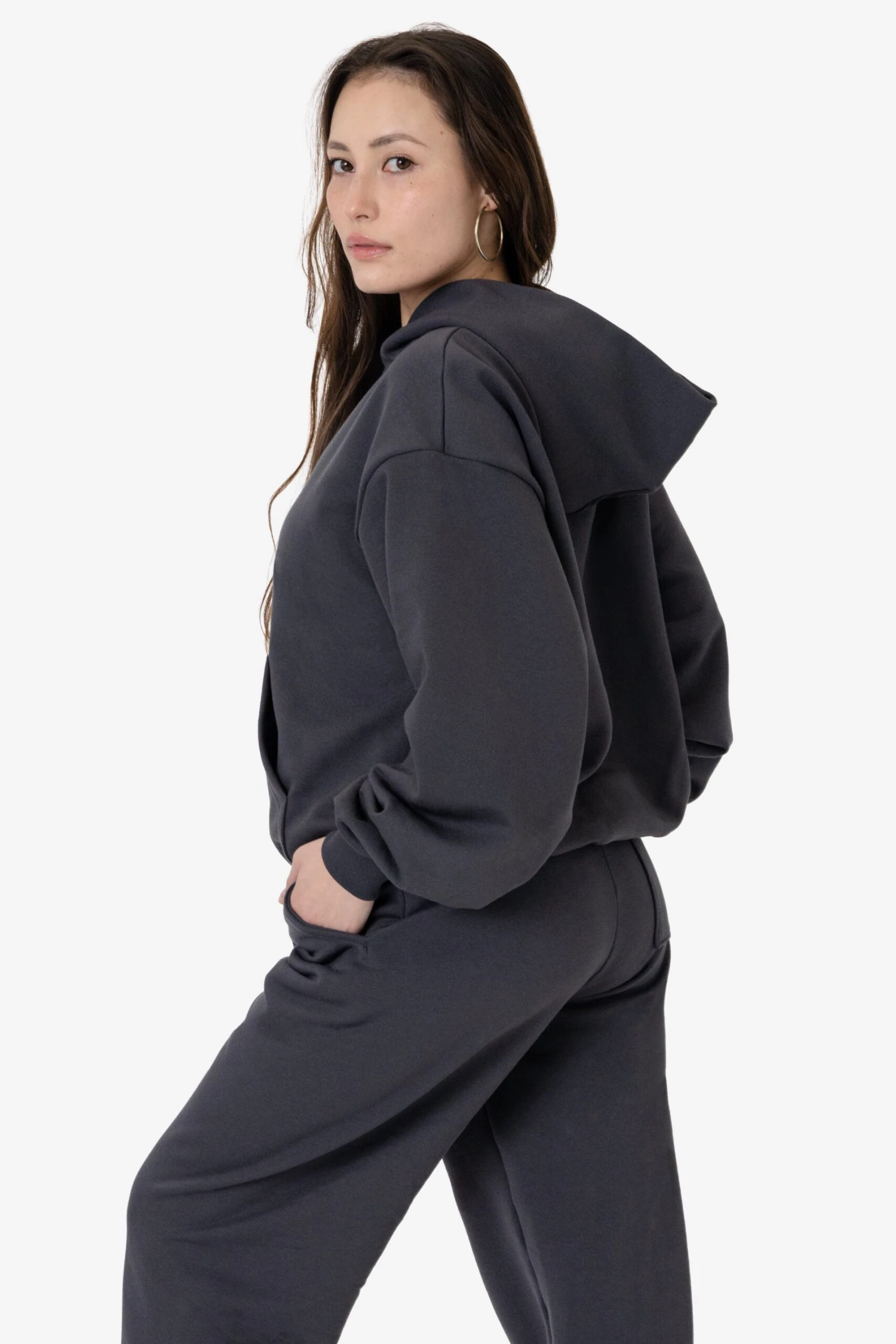 MWF1049 - 10 Oz. Mid-weight Poly Cotton Fleece Wide Hoodie 16 MWF1049 - 10 Oz. Mid-weight Poly Cotton Fleece Wide Hoodie - Image 16