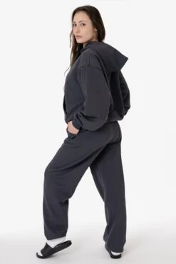 MWF1049 - 10 Oz. Mid-weight Poly Cotton Fleece Wide Hoodie 31 MWF1049 - 10 Oz. Mid-weight Poly Cotton Fleece Wide Hoodie -Builtd Store MWF1049 DOLPHINBLUE 4