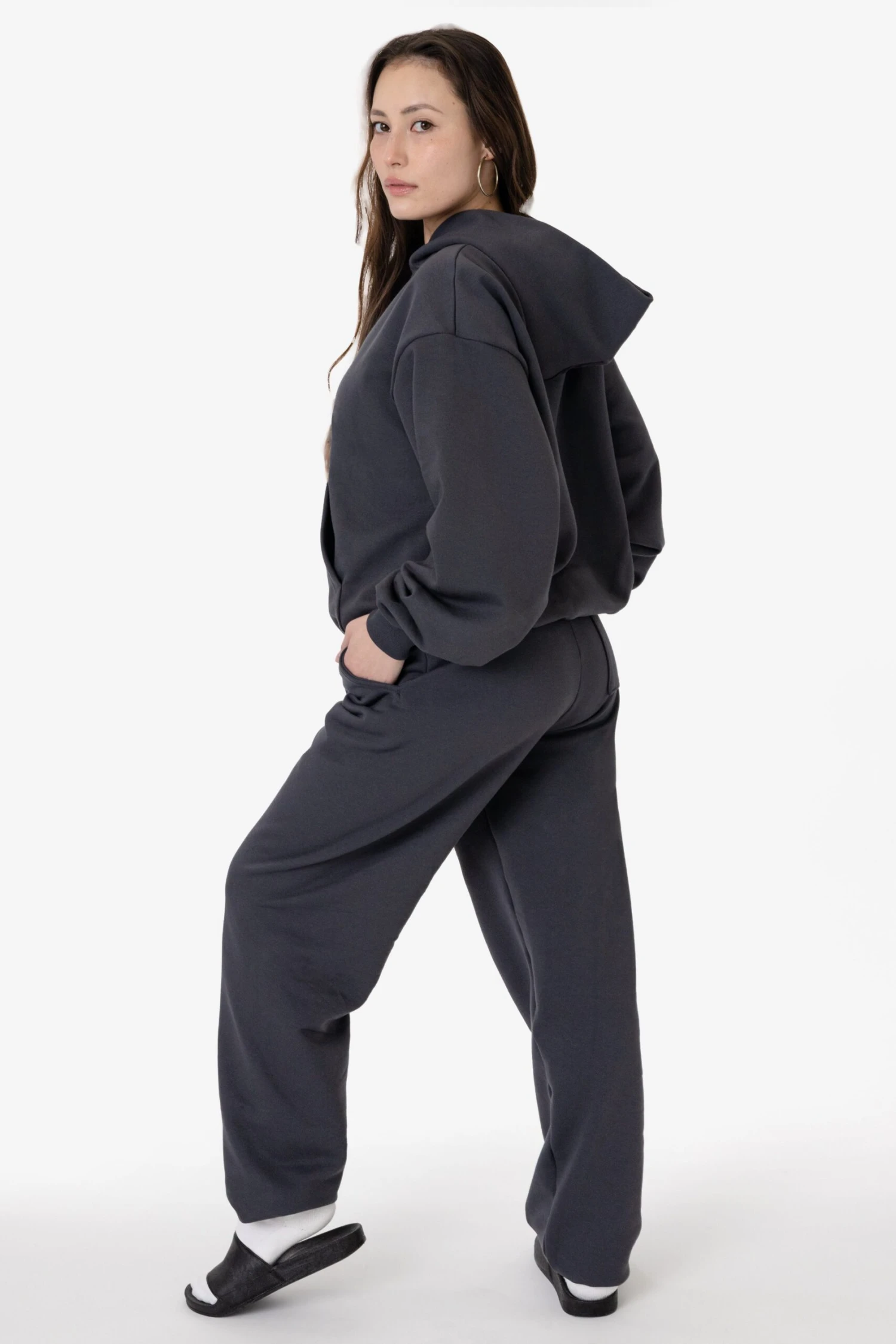 MWF1049 - 10 Oz. Mid-weight Poly Cotton Fleece Wide Hoodie 15 MWF1049 - 10 Oz. Mid-weight Poly Cotton Fleece Wide Hoodie - Image 15