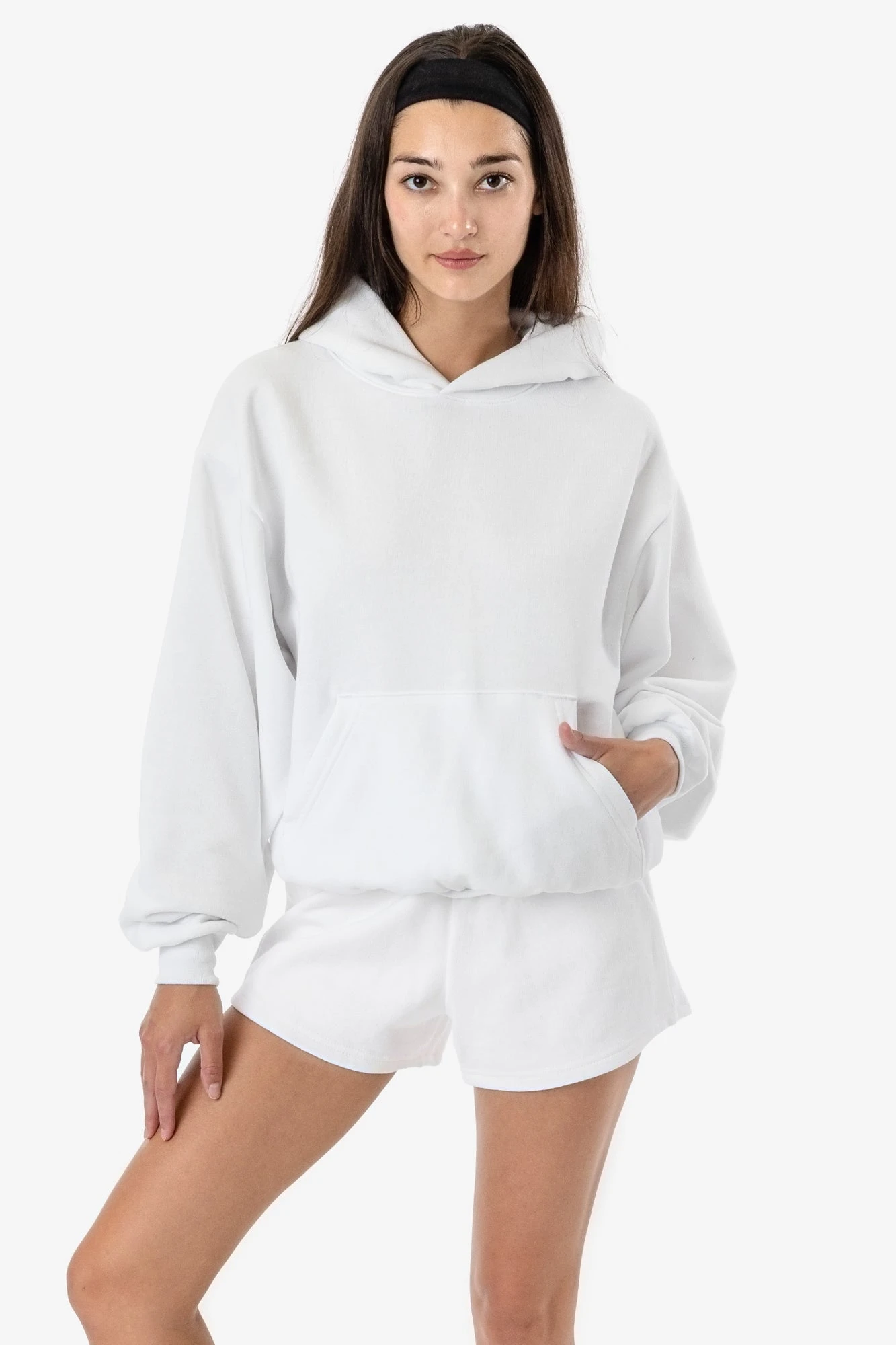 MWF1049 - 10 Oz. Mid-weight Poly Cotton Fleece Wide Hoodie 4 MWF1049 - 10 Oz. Mid-weight Poly Cotton Fleece Wide Hoodie - Image 4