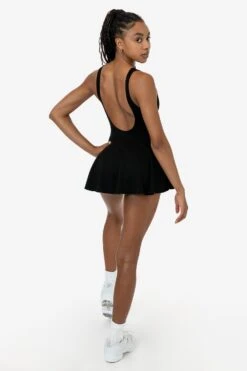 PON413 - Ponte Boatneck Ballerina Skirted Leotard -Builtd Store PON413 KAMRYN 12k