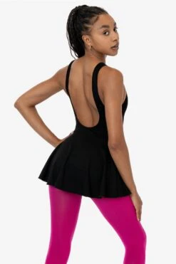 PON413 - Ponte Boatneck Ballerina Skirted Leotard -Builtd Store PON413 KAMRYN 1k