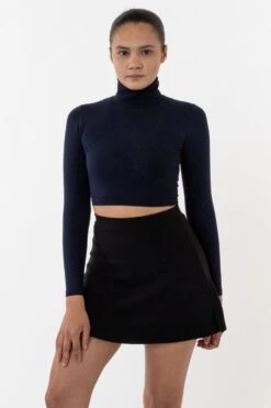 PON481 - Ponte A-Line Skort -Builtd Store PON481 blk 2