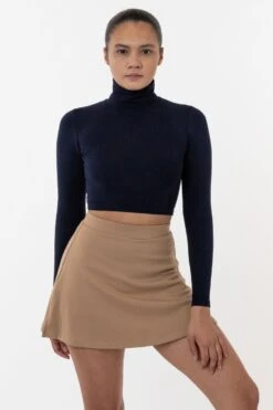 PON481 - Ponte A-Line Skort -Builtd Store PON481 khaki 1