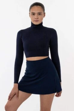 PON481 - Ponte A-Line Skort -Builtd Store PON481 navy 2