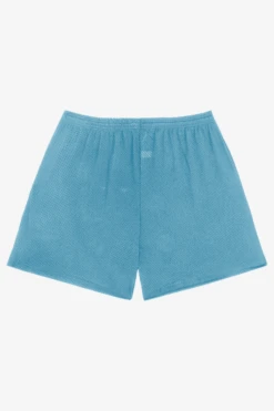 PRM442 - Pro Mesh Gym Shorts -Builtd Store PRM442 LIGHTBLUE BACK