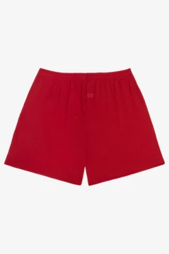 PRM442 - Pro Mesh Gym Shorts -Builtd Store PRM442 RED BACK