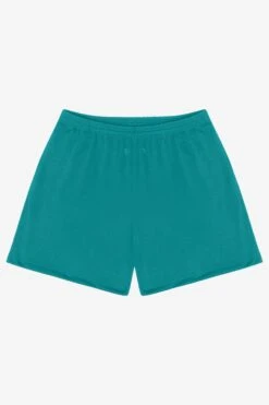 PRM442 Unisex - Pro Mesh Gym Shorts -Builtd Store PRM442 TEAL FRONT ef0a84b1 8058 41be a429 a5050ca25f0b