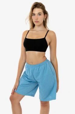 PRM443 Unisex - Pro Mesh Long Shorts -Builtd Store PRM443 GRACIE COLUMBIABLUE 1