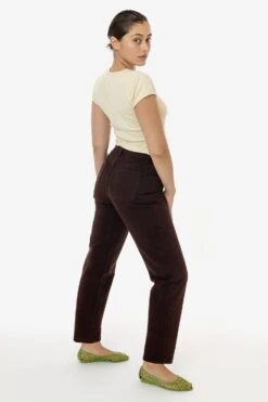 RBDW01GD - Garment Dye Women's Relaxed Fit Bull Denim Jean (New Colors) -Builtd Store RBDW01 CHOC 1S