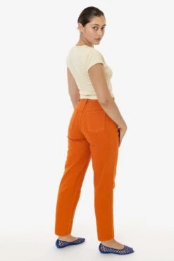 RBDW01GD - Garment Dye Women's Relaxed Fit Bull Denim Jean (New Colors) -Builtd Store RBDW01 MARMALADE 1S