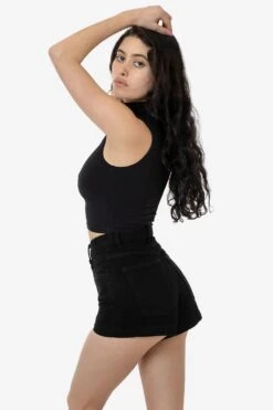 83073GD - Garment Dye Sleeveless Turtleneck Crop Top 34 83073GD - Garment Dye Sleeveless Turtleneck Crop Top -Builtd Store RDNW04 BLACK 2f dcb8abf0 aea6 40a5 b5f2 3c1e15f4c175