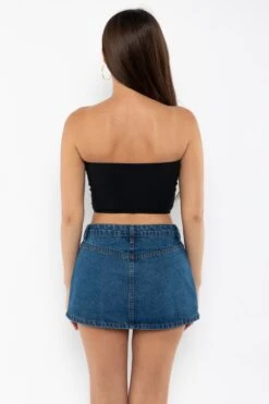 RDNW30 - Denim Micro Mini Skirt -Builtd Store RDNW30 DarkWash3