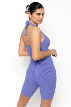 RFK52 - Ultra Heavy Knit Ribbed Bike Shorts -Builtd Store RFK52 Back3