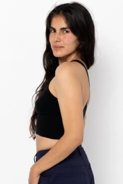 RFK53 - V Strap Knit Top -Builtd Store RFK53 BLACK3