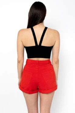 RFK53 - V Strap Knit Top -Builtd Store RFK53 MorePhoto1