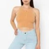 RFK53 - V Strap Knit Top