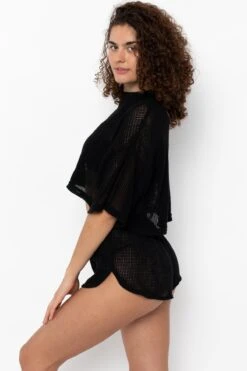 RIN331GD - Cotton Fishnet Garment Dye Crop Top 15 RIN331GD - Cotton Fishnet Garment Dye Crop Top -Builtd Store RIN331GD Side2