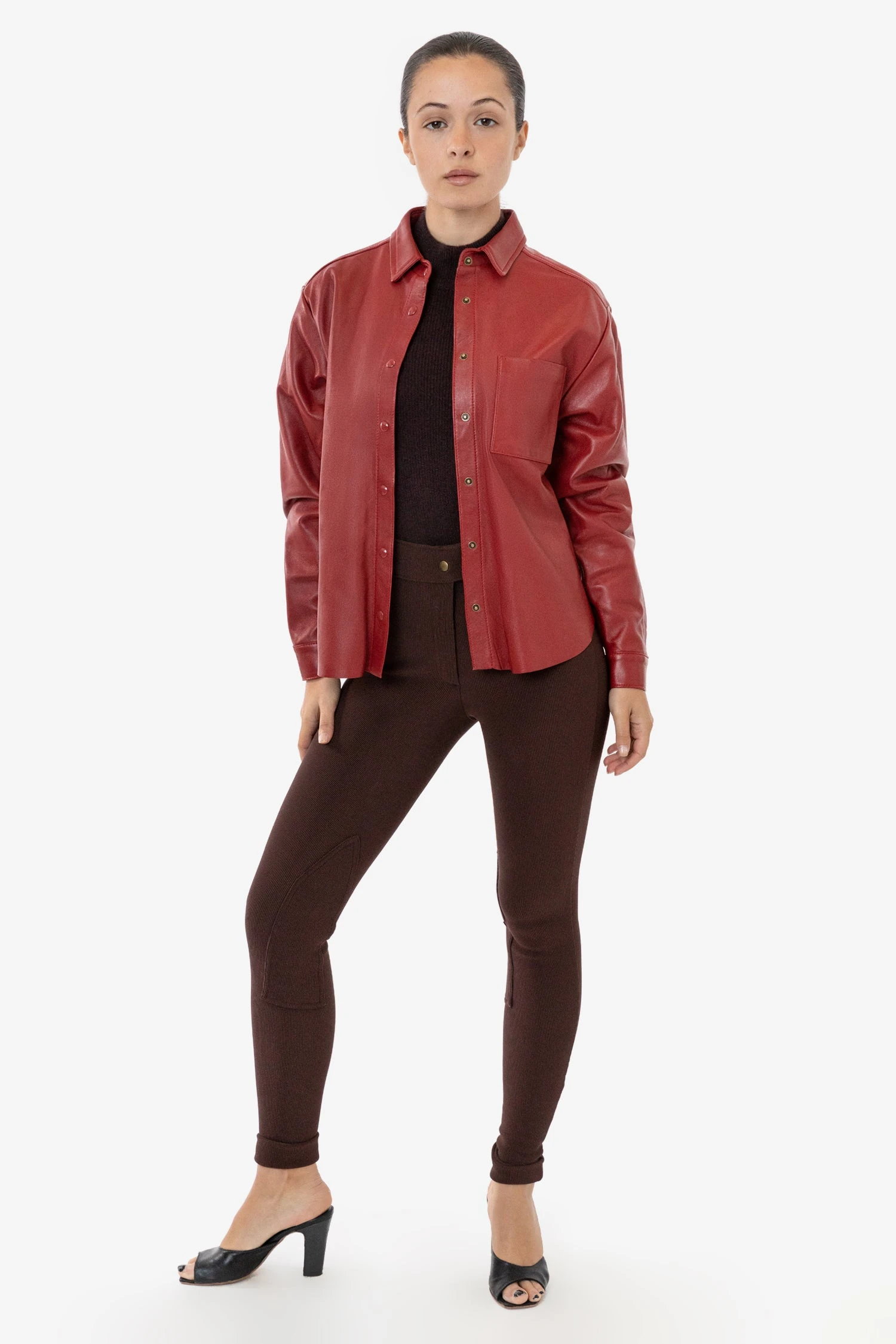 RLH3027 - Leather Button Up 18 RLH3027 - Leather Button Up - Image 18