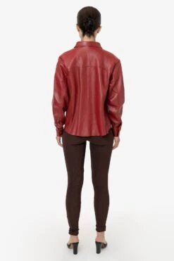 RLH3027 - Leather Button Up 38 RLH3027 - Leather Button Up -Builtd Store RLH3027 FB3