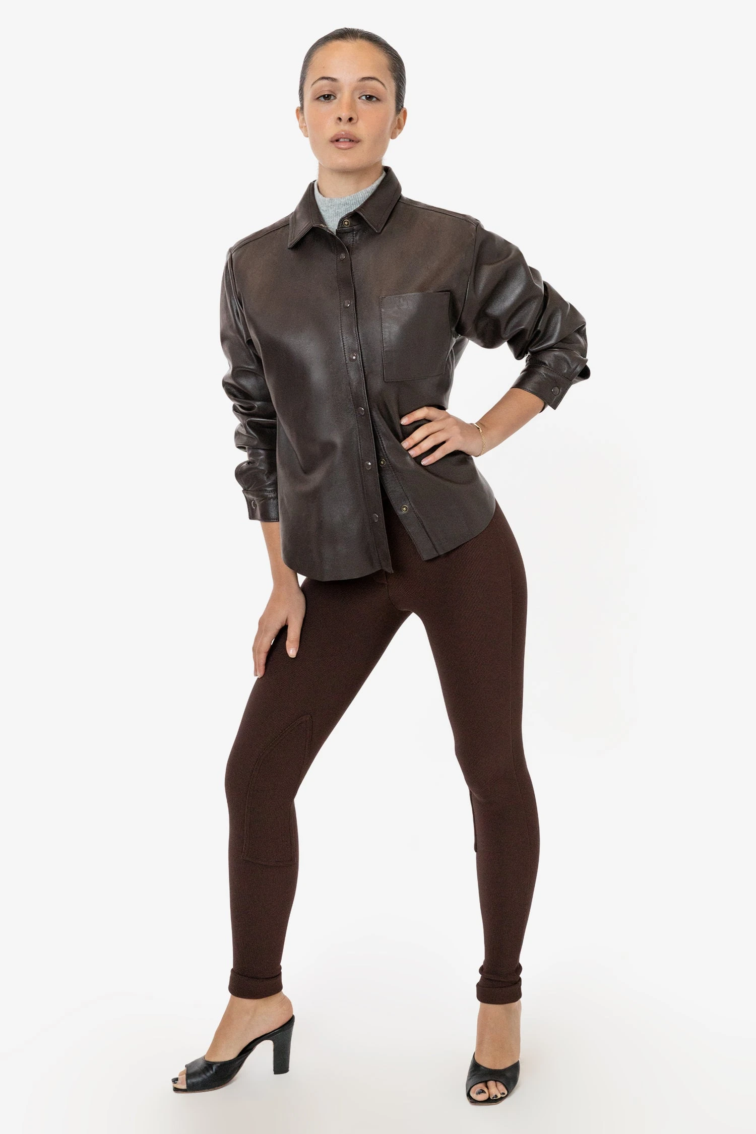 RLH3027 - Leather Button Up 20 RLH3027 - Leather Button Up - Image 20