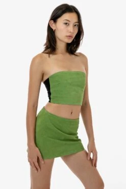 RLH767 - 2 Tone Suede Ottoman Tube Top -Builtd Store RLH739 15S