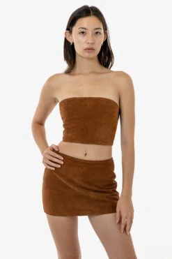 RLH739 - Suede Micro Mini Skort -Builtd Store RLH739 1S
