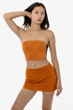 RLH739 - Suede Micro Mini Skort -Builtd Store RLH739 8S