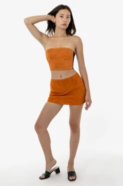 RLH739 - Suede Micro Mini Skort -Builtd Store RLH739 F 8S