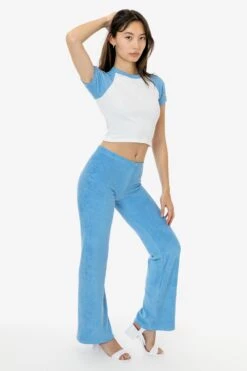 RLT3000 - Loop Terry Flared Pant -Builtd Store RLT3000 BABYBLUE 3