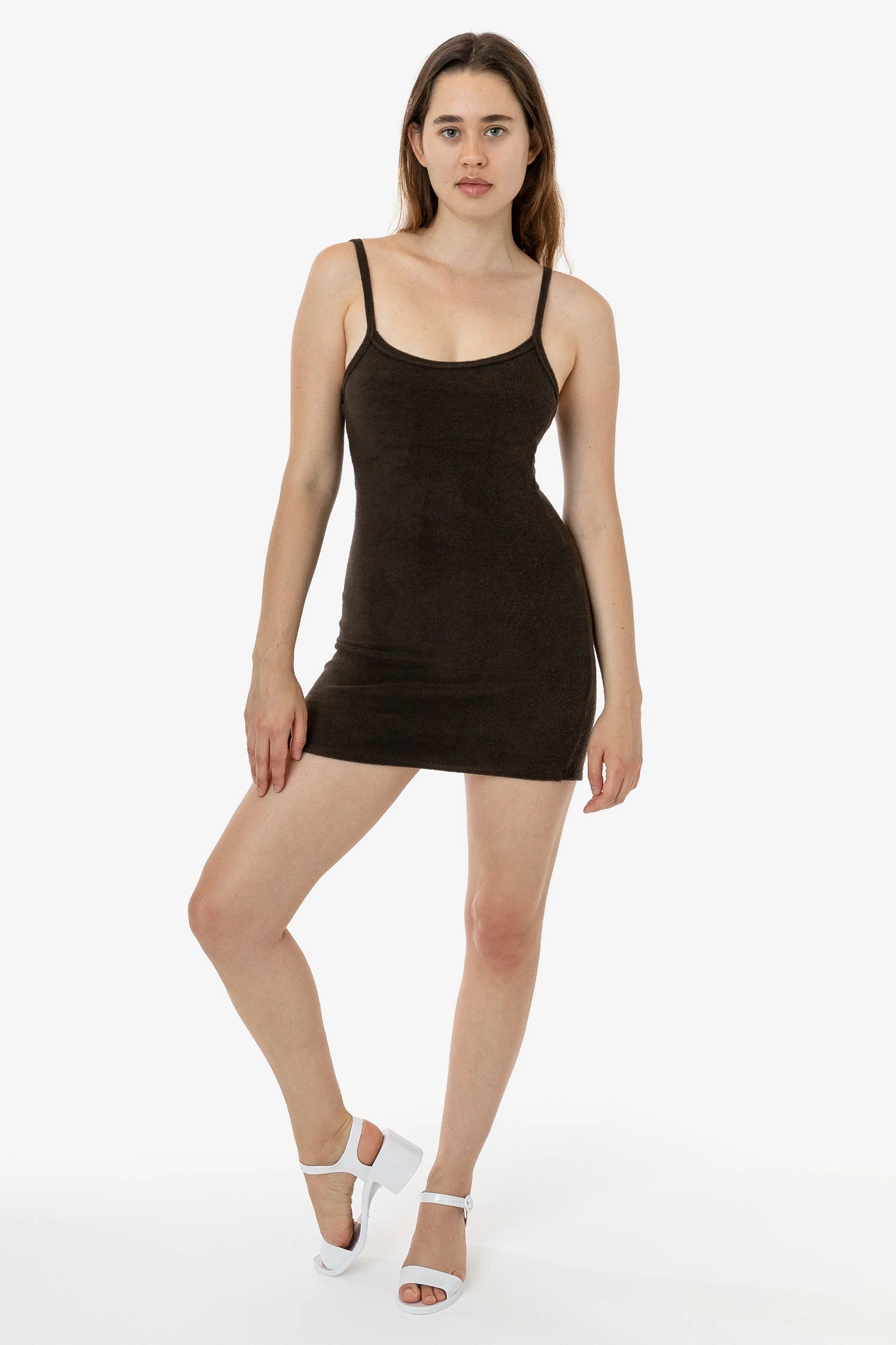 RLT3601 - Loop Terry Spaghetti Mini Dress 10 RLT3601 - Loop Terry Spaghetti Mini Dress - Image 10