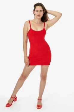 RLT3601 - Loop Terry Spaghetti Mini Dress 24 RLT3601 - Loop Terry Spaghetti Mini Dress -Builtd Store RLT3601 RACHEL F 6