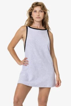 RLT3629 - Loop Terry Boatneck A-Line Dress -Builtd Store RLT3629 TARO1X